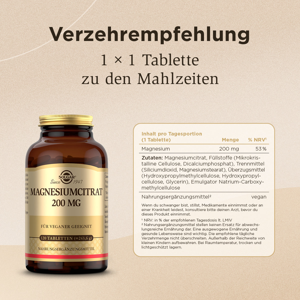 Magnesium Tabletten