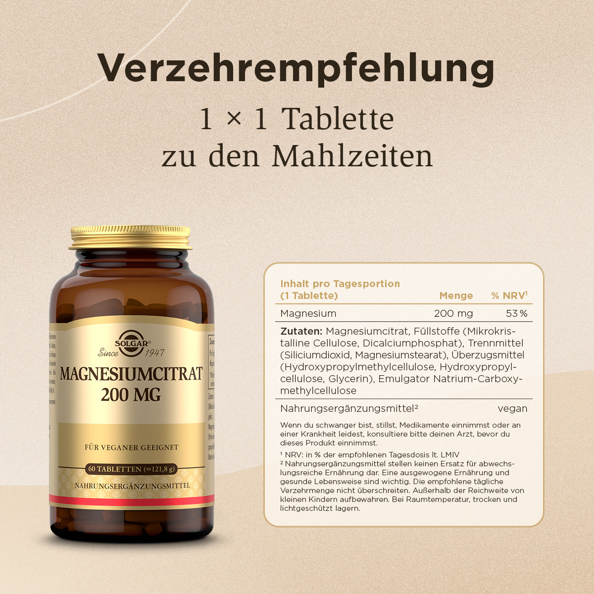 Magnesium Tabletten