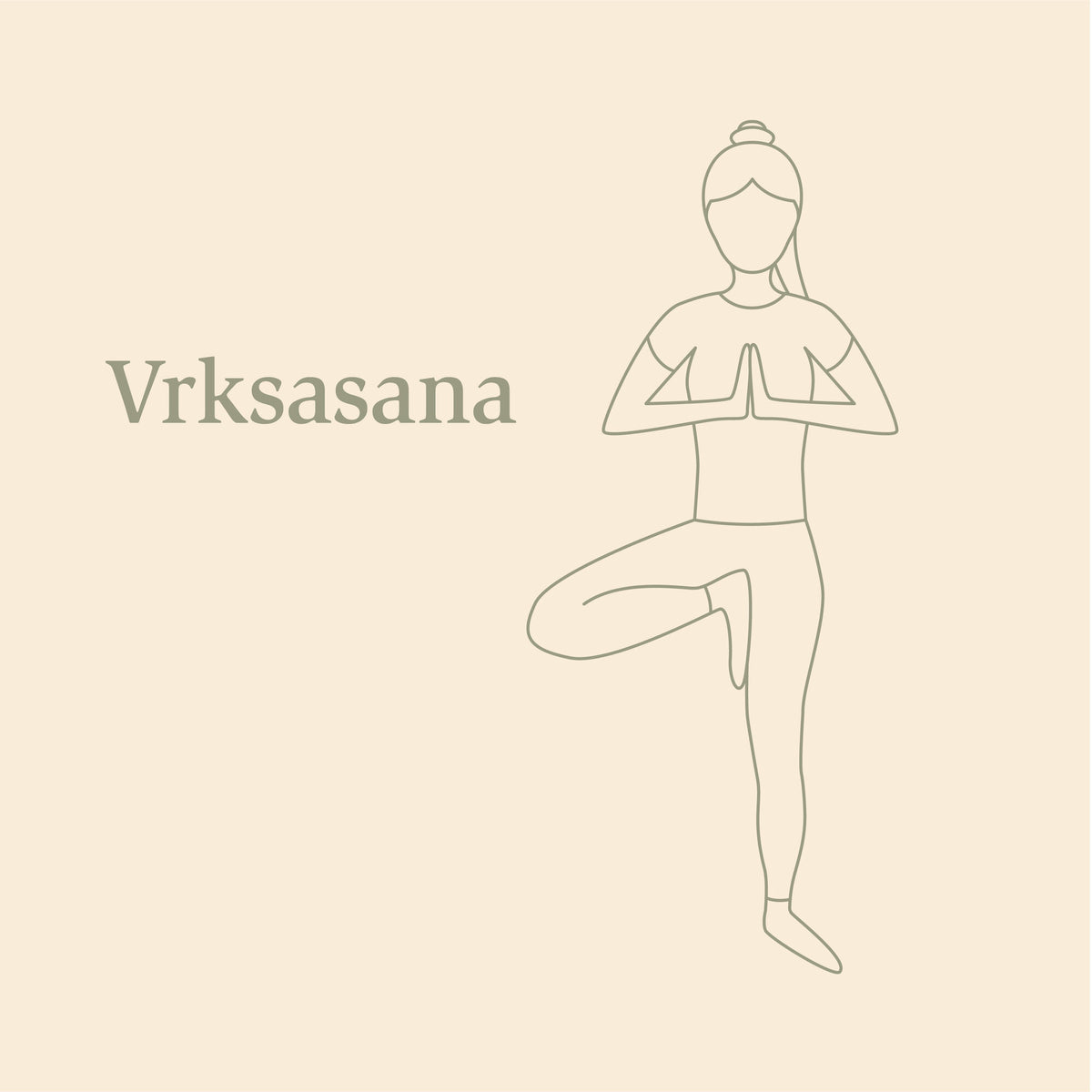 Yogauebungen Sonnengruss 1 Vrksasana