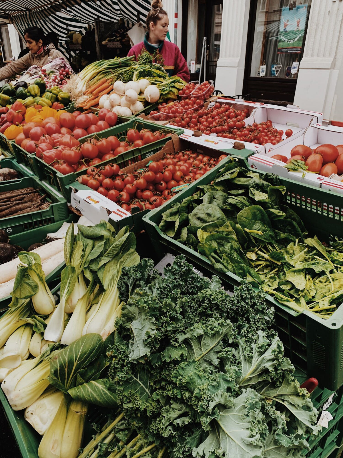 Obst und Gemüse auf einem Markt