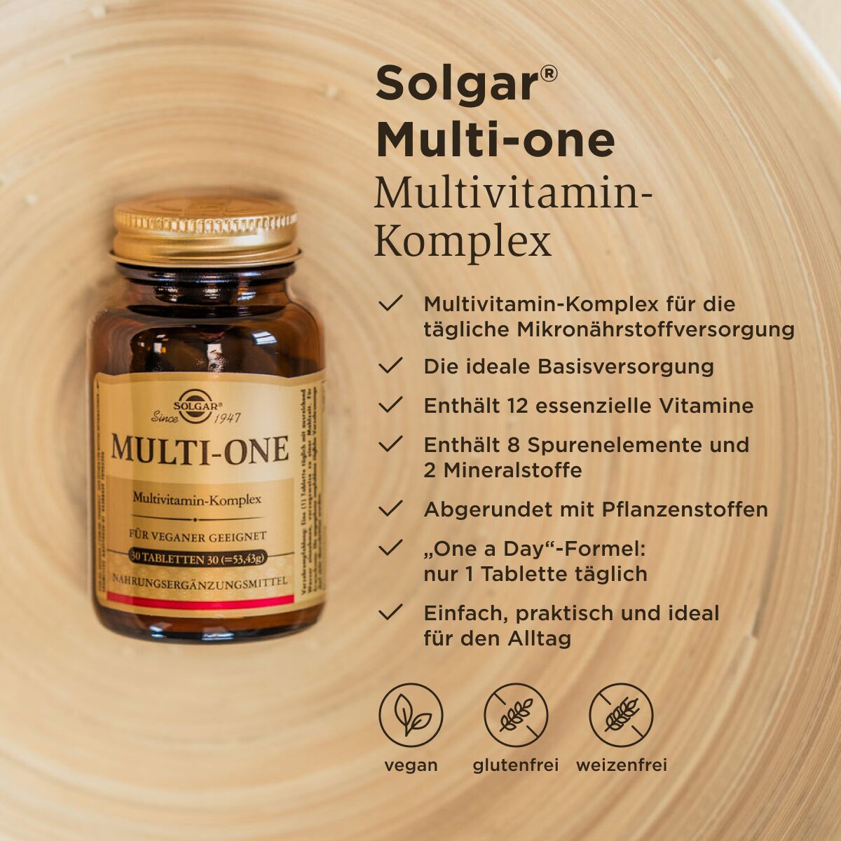 Solgar Multi-one USPs