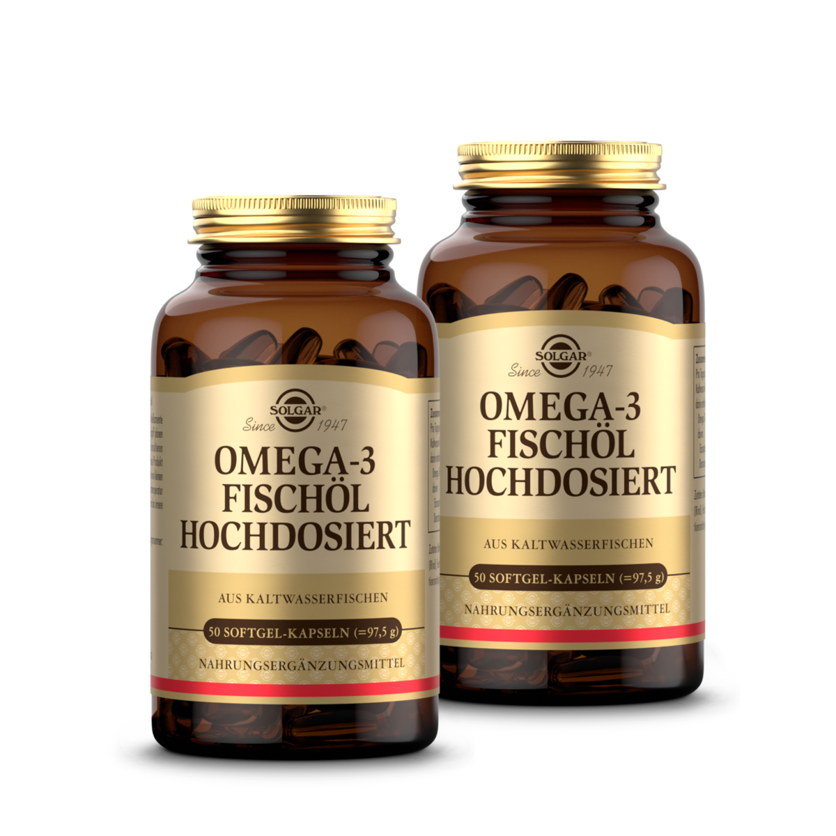 Doppelpack Omega-3 Fischöl - hochdosiert